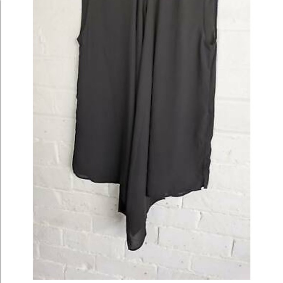 H&M Chiffon Ruffle Front Sleeveless Blouse - Picture 4 of 7